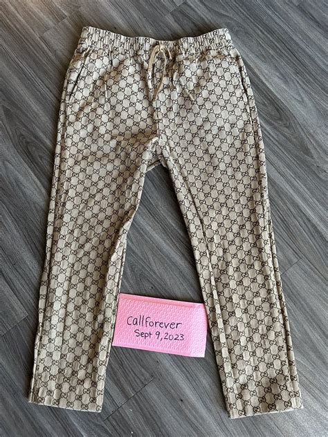 gucci monogram pants|Gucci white shirt price.